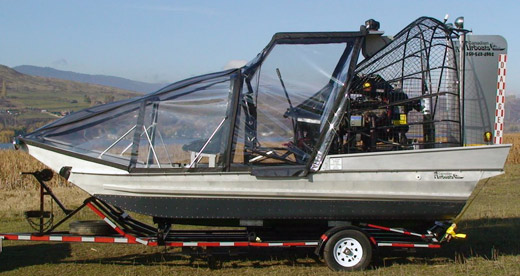 winter airboat